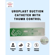 UroPlast Suction Catheter with Thumb Control (TC) 50 Pieces - FR10, FR12