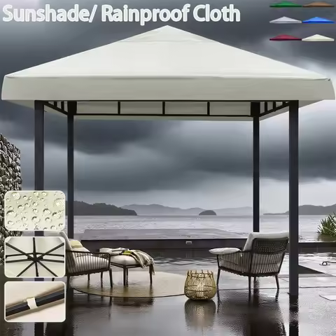 1PC Outdoor Gazebo Replacement Canopy Roof Waterproof UV Protection Sun Shade Sail Shelter Awning fo