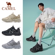 CAMEL Men's Breathable Sneakers Height-enhancing Dad Shoes Outdoor Casual Shoes