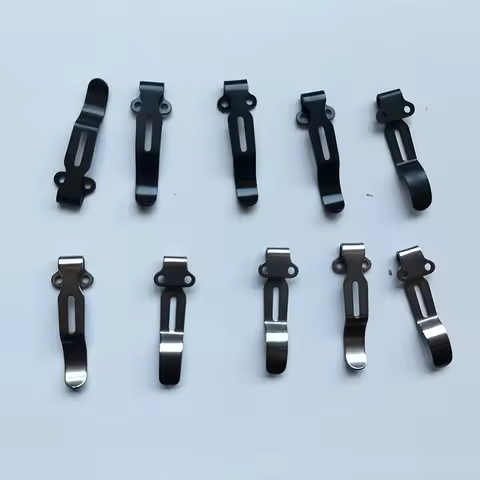 2 Colors CNC Titanium Material Stonewash Knife Pocket Clip Clamp for Benchmade Bugout 535 Griptillia