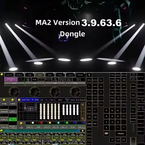 NEW Version grandMA2 Version 3.9.63.6 OnPC Software Dongle USB MA2 Lighting DMX Stage 256 Universe O