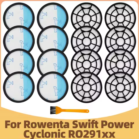 Hepa Filter Compatible For Rowenta Swift Power Cyclonic RO2910 RO2913 RO2915 RO2932 RO2933 RO2957 RO