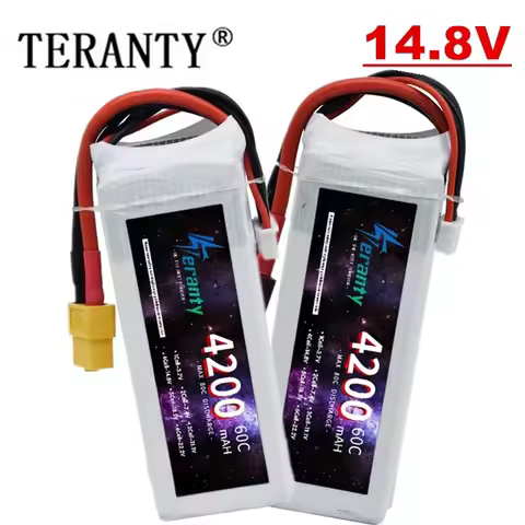 Lipo Battery 14.8V 4200mAh 60C Max 80C For RC Quadcopter Truck Drone parts battery 14.8 V 4S Lipo T 