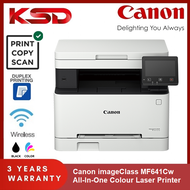 Canon imageCLASS MF641Cw (previous MF631Cn) 3-in-1 Colour Multifunction Laser Printer (C/W Original 