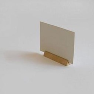 "PINK &amp; GREY"印度製 黃銅極簡名片/卡片立架