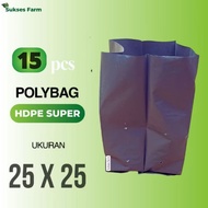 Polybag Size 25x25 Cm Polybag 15 pcs