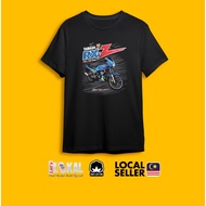 YAMAHA RXZ Bosch 1991 Blue Tshirt