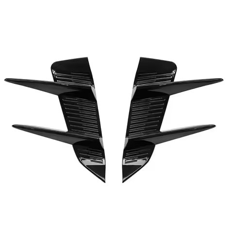 For MG 4 MG4 EV Mulan Electric 2023 2024 2025 Front Bumper Spoiler Side Air Vent Trim Cover Trim Mod