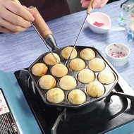 【VVL】-Takoyaki Baking Pan Non-Stick Handheld Cooking Tools Restaurant Cookware Takoyaki Baking Pan I