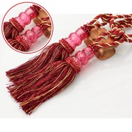 Crystal Bead Curtain Tiebacks / Tali Pengikat Langsir Manik Kristal (Ikat Tepi) Durable Rope - TB30