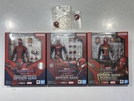 S.H.Figuarts SHF Spiderman No Way Home 蜘蛛俠 Set x 3 Tobey Friendly Neighborhood Spiderman Andrew Amaz