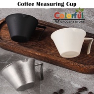 Espresso Measuring Cup 100ml Scale Stainless Steel Coffee Espresso Pourer Shot