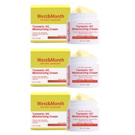 /West&Month VC ครีมทาผิวขาว ผิว ครีมขมิ้น Turmeric VC Moisturizing Cream ครีมหน้า ผิวเนียนเรียบ Vit 