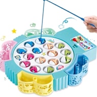 ART P89E Fishing Toy Electric Music Fishing Game 15pcs Fish