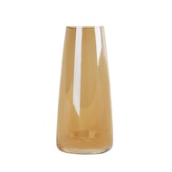 Table Decor Vase Round Vase Glass Transparent Minimalist Dining  並行輸入品