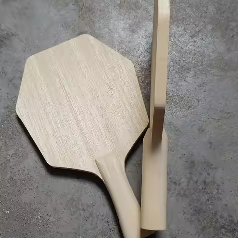 Ayus Pure Wood Cybershape Table Tennis Blade Light Weight Horizontal Beat Table Tennis Racket Hittin