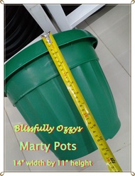 14"x11" Marty Pots - Big Pots 1pc or 3pcs set - No Plate