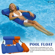 【Local PH】Inflatable Swimming Floating Chair Pool Seats Foldable Water Bed Lounge Chair