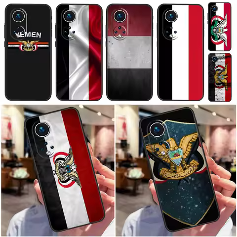 Yemen Flag Coat of Arms Case For Honor 90 50 70 Lite X9b X9a X8b X8a X8 X9 X9c Honor 200 Pro Magic 5