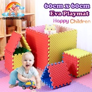 Baby Playmat Baby Foam playmat Floor Mat Puzzle Mat Floor Crawling Rugs Mat Buih Bayi(60X60CM)