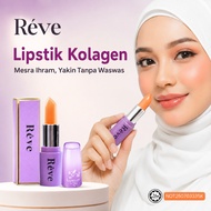 REVE [single] Lipstik Kolagen Lipgloss Lipbalm Ikut PH Darah Rawat Pelihara Bibir Gelap Kering Pucat