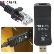 CHINK Wireless LAN Adapter Black USB 300M Smart TV LAN Adapter for  Smart TV 3Q