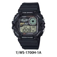 CASIO WS-1700H MEN DIGITAL QUARTZ YOUTH TIMEPIECES DATE DAY RESIN STRAP WATCH WS-1700H-1A WS-1700H-5