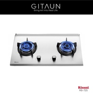 [RINNAI] 2 Hyper Burner Gas Hob / RB-72S (Stainless Steel)
