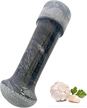 Daszui 6.3 in Granite Replacement Pestle (Only Pestle [Mortar is not Included]) Black Polishing Pestle