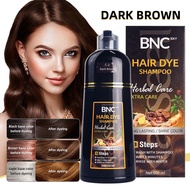 [CHÍNH HÃNG] Dầu Gội Phủ Bạc Karseell BNC Sky Hair Dye Shampoo Nâu C2 - Đen C1 Thảo Dược Cho Màu Tóc