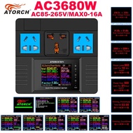 JL24 AC220V/16A 2.4" Digital Voltmeter Meters Indicator Power Energy Ammeter Current Amps Volt wattm