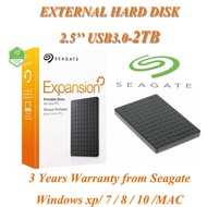 2TB Harddrive External Seagate 2.5 " Portable USB 3.0 HDD 1TB for PC/Laptop