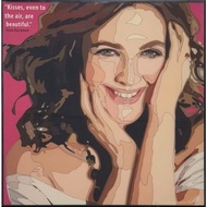 [Ready Stock] POP ART🎄Christmas Gift🎄Drew Barrymore (10'x10') Wall Photo Frame🔥CLEARANCE🔥