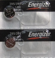 2 Pk 395 Energizer watch battery SR927W 395/399 SR927SW NEW 2 Pk 395 Energizer watch battery SR927W 