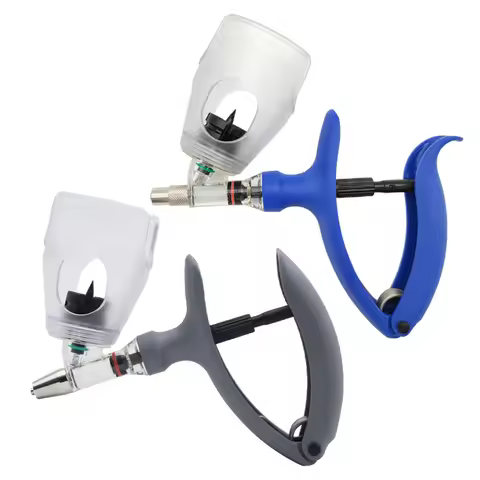 2/5ml Automatic Injection Syringe Poultry Veterinary Continuous Syringe Adjustable For Livestock Chi