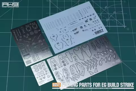 MADWORKS S57 High-detail Metal Etched Parts & Decal for EG 1/144 BUILD STRIKE Model Enhancement Add-