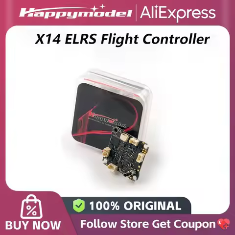 Happymodel X14 ELRS Flight Controller STM32G473 MCU 5.8GHz 48 Channel CM42688P Gyro SH1.0-4Pin USB P