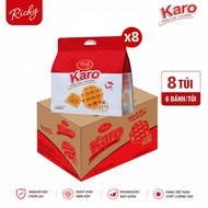 [SVIP] Box of 48 Fresh Egg Cakes Meat Floss, Golden Karo Richy Cheese 26g/pack (8 bags * 6 cakes/bag