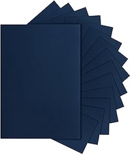Silunkia 100 Sheets Navy Blue Cardstock 8.5 x 11 Printer Paper, 200gsm/75lb Thick Construction Paper Card Stock for Cards Making, Greeting Cards, Certificates, Paper Crafting, Invitations