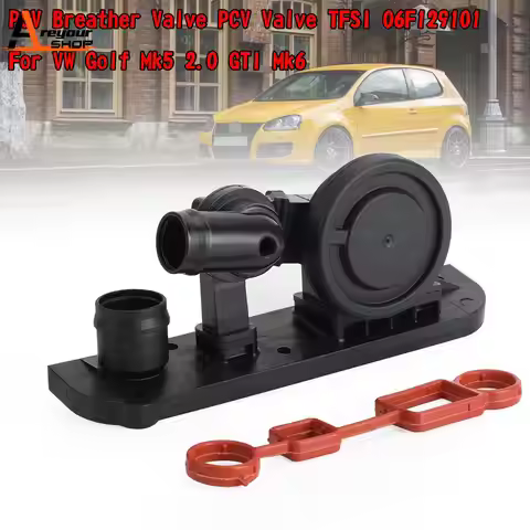 Areyourshop PCV Breather Valve PCV Valve TFSI 06F129101 For VW Golf Mk5 2.0 GTI Mk6 06F129101