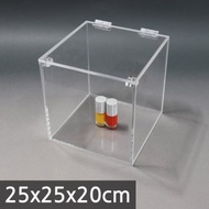 Acrylic Magnet Box Storage Flip 25 * 25 * 20cm