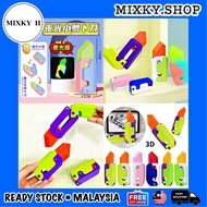 3D Mini Gravity Knife Toys Funny Finger Toys Decompression Toy Gravity Knife Carrot Knife Prank Toy 