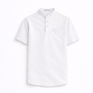 KEMEJA Casual Shirt White Cozy Short Sleevekoko