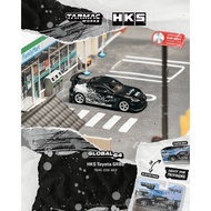 TARMAC WORKS 1/64 Toyota HKS GR86 Black T64G-