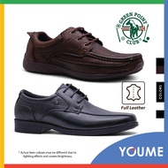 GREEN POINT POLO CLUB M92-1061 M93-1072 Men Full Cow Leather Formal Oxfords Casual Lace-ups Shoes