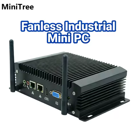 Mini Industrial Embedded Computers 2xDB9 COM 2xLan Intel Core Ultra 5 125U Ultra 7 155U Win11 Linux 