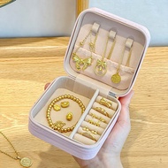 Gold Jewelry Storage Box Precious Items Engagement Three Gold Hardware Storage Box Necklace Bracelet