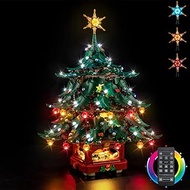 Nitemode LED Light Kit Compatible with Lego Family Christmas Tree 41843, Upgraded Remote Control Mul