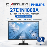 Philips 27E1N1800A 27 Inch IPS 4K UHD Monitor with Built-in Speakers