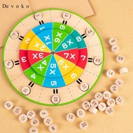 [Devoko] 99 Multiplication Table Turntable Mathematics Teaching Aids Math Skills